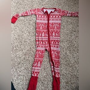 Little Sleepies Winter Red and White Pajamas